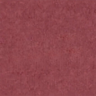 Blush fabric swatch with a dense, granular texture; muted dusty rose color, matte finish, consistent tone, studio presentation with brand text.